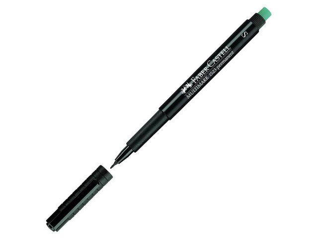 Faber-Castell Märkpenna VF Multimark Permanent S svart | Kontorsmaterial - Pennor - Märkpennor - Rund spets | Kontorsexperten