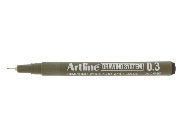 Artline Fineliner EK233 0.3mm svart | Kontorsmaterial - Pennor - Finelinerpennor | Kontorsexperten