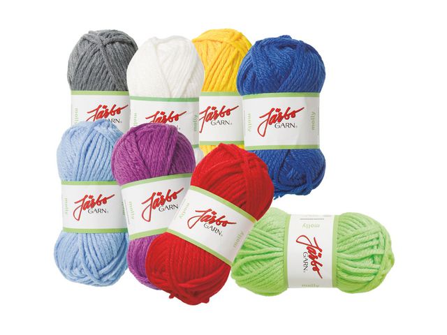 Akrylgarn Molly 8 färger | Skola och förskola - Hobbymaterial - Garn | Kontorsexperten