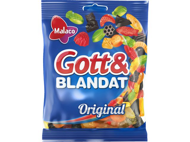 Produktfoto för Malaco Godis GOTT OCH BLANDAT Original