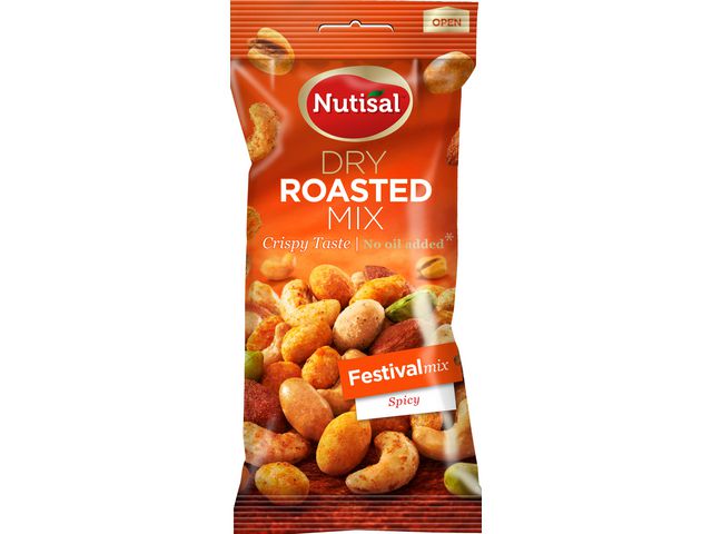 NUTISAL Nötter Festival MIX 60 G | Kök och servering - Ätbart - Bars och nötter | Kontorsexperten