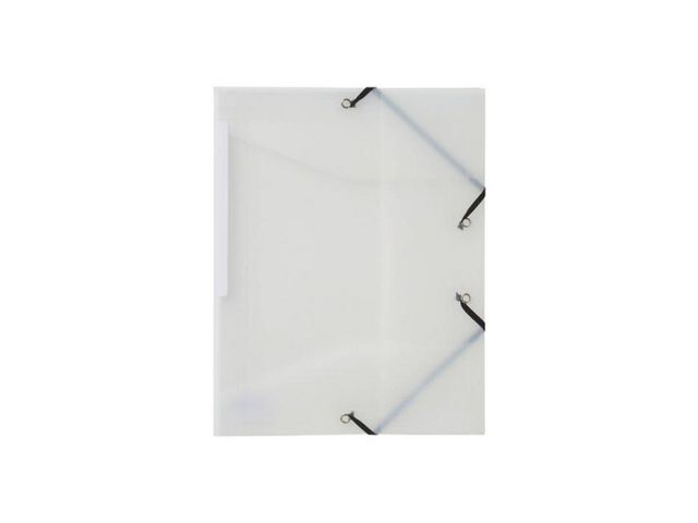 Exacompta Gummibandsmapp PP 3-klaff A4 transparent | Kontorsmaterial - Mappar och plastfickor - Gummibandsmappar 3-klaff - Plast | Kontorsexperten