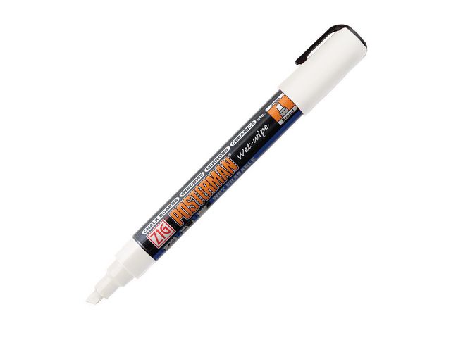 ZIG Märkpenna Posterman 6mm vit | Kontorsmaterial - Pennor - Märkpennor - Special | Kontorsexperten