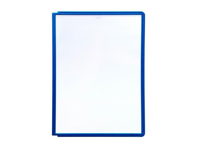 Durable Visningspanel, SHERPA, A4, mörkblå ram | Kontorsmaterial - Till skrivbordet - Bordsställ och panelsystem | Kontorsexperten