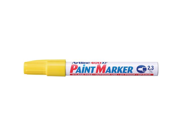 Artline Märkpenna Rund 400XF Paint gul | Kontorsmaterial - Pennor - Märkpennor - Rund spets | Kontorsexperten