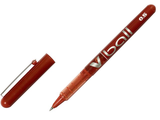 Pilot Bläckkulpenna, V-ball, 0,5 mm, röd