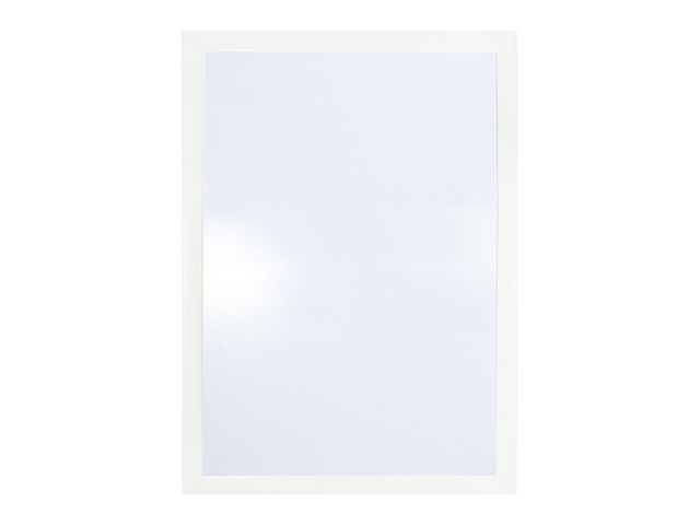 Väggram aluminiumprofil 70x100cm vit | Kontorsmöbler och inredning - Tavlor ställ och ramar - Väggramar | Kontorsexperten