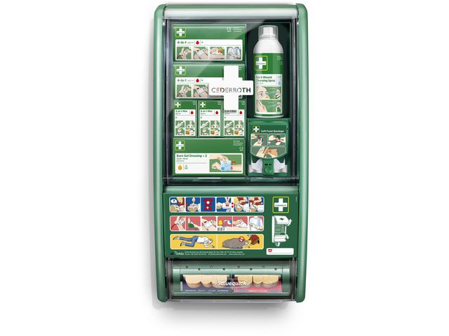 Cederroth Första Hjälpen-station | Skyddsutrustning - Första Hjälpen - Stationer och tavlor | Kontorsexperten