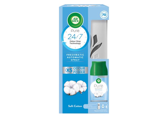 Air Wick Dispenser Freshmatic luktförbättrare startkit | Städ och hygien - Luktförbättrare - Sprayer och flaskor | Kontorsexperten