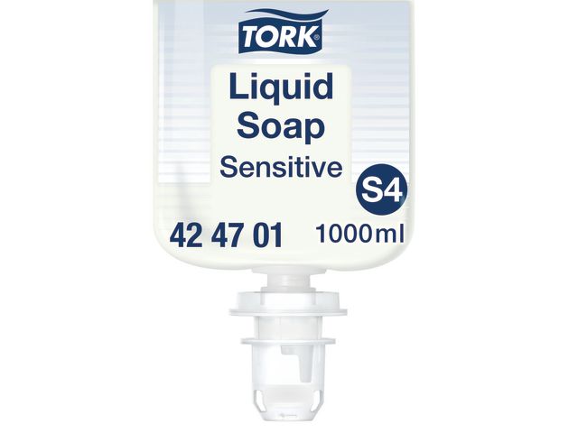 Tork Tvål S4 Sensitive Handtvätt 1L | Städ och hygien - Tvål och hygien - Hygiensystem - Tork | Kontorsexperten