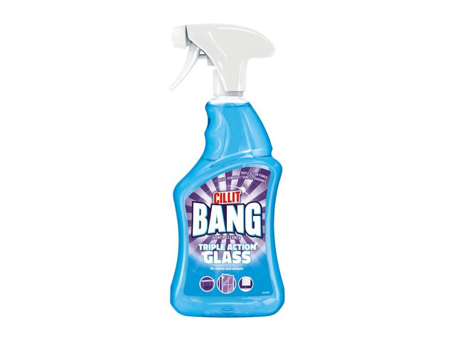 CILLIT BANG Fönsterputs Triple Action Glass 750ml | Städ och hygien - Fönsterrengöring - Fönsterputsmedel | Kontorsexperten