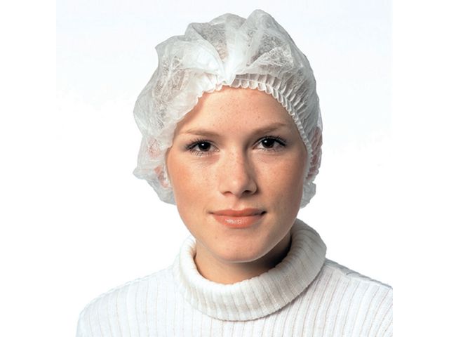 GRANBERG Hårnät 0045 vit 100/fp | Skyddsutrustning - Engångskläder - Hår- och skäggnät | Kontorsexperten