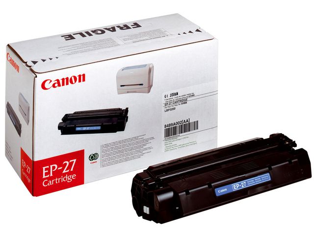 Canon Toner, EP-27, 8489A002, svart, singelförpackning | Toner och bläck - Tonerkassetter - Toner Canon | Kontorsexperten