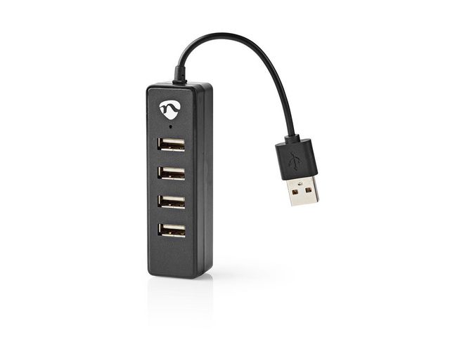 NEDIS Hub USB 4-port | Datorprodukter - Kablar och adaptrar - Hubbar | Kontorsexperten