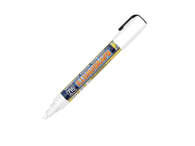 ZIG Märkpenna ZIG Illumigraph B 6mm vit | Kontorsmaterial - Pennor - Märkpennor - Special | Kontorsexperten