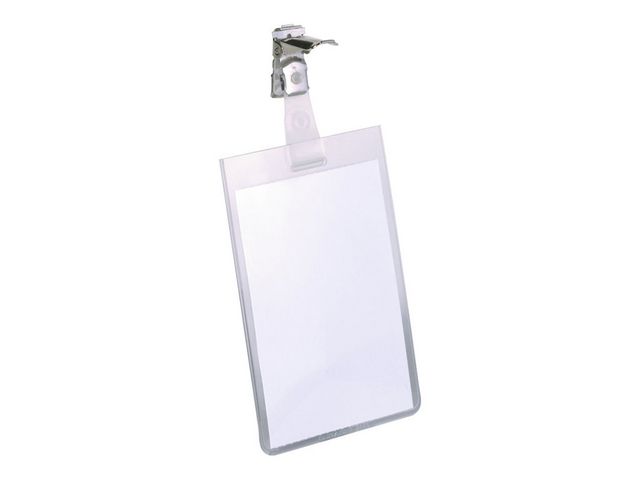 Durable Namnskylt clips stående25/fp | Kontorsmöbler och inredning - Namnskyltar och korthållare - Namnbrickor | Kontorsexperten