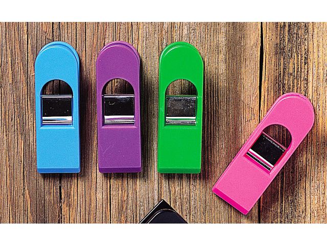 Laurel Gem, plast, 80 x 26 mm, olika färger | Kontorsmaterial - Till skrivbordet - Pappersklämmor | Kontorsexperten