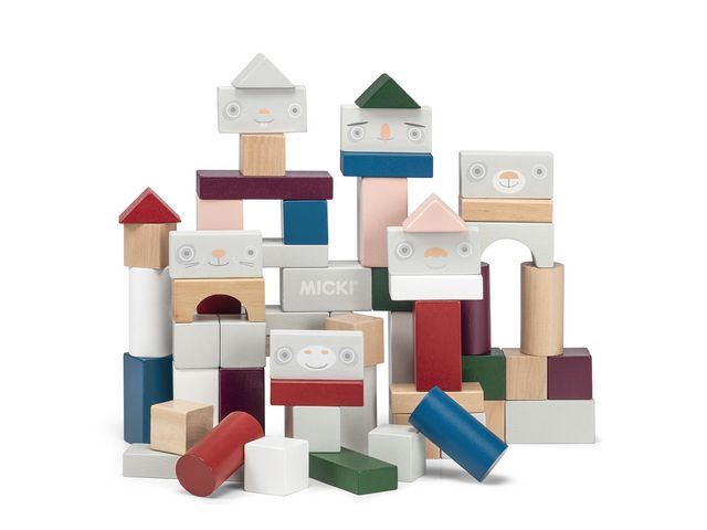 MICKI Byggklossar 60/fp | Skola och förskola - Lekmaterial - Bygglek, konstruktion och mosaik | Kontorsexperten