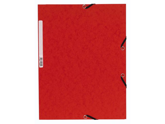 Exacompta Gummibandsmapp 3-klaff Nature Future® A4, 250 ark, 400 g/m², presspan, röd | Kontorsmaterial - Mappar och plastfickor - Gummibandsmappar 3-klaff - Kartong | Kontorsexperten