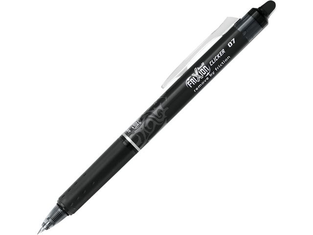 Pilot Gelpenna Frixion Clicker 0,7 svart | Kontorsmaterial - Pennor - Gelpennor raderbara | Kontorsexperten
