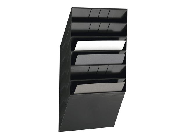 Durable Blankettfack Flexiboxx 6 A4L svart 6/fp | Kontorsmaterial - Till skrivbordet - Blankettfack och Boxar | Kontorsexperten