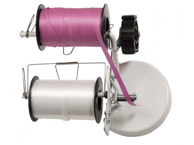 Bandhållare för presentband dubbel vit | Emballage och lagerutrustning - Presentinslagning - Presentband och Snören | Kontorsexperten