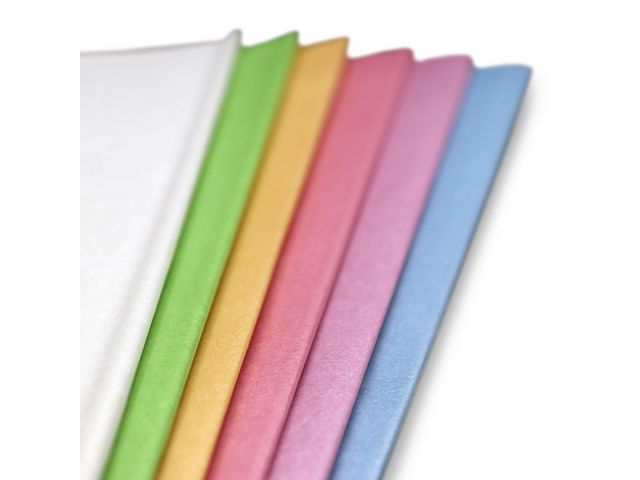 Pärlsilkespapper 50x70cm 25ark x 6färger | Skola och förskola - Hobbypapper - Silkespapper | Kontorsexperten