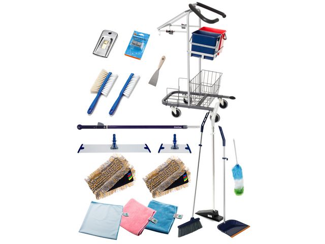 NORDEX Städvagn inkl tillbehör S-Miniclean | Städ och hygien - Städvagnar - Färdigutrustade städvagnar | Kontorsexperten