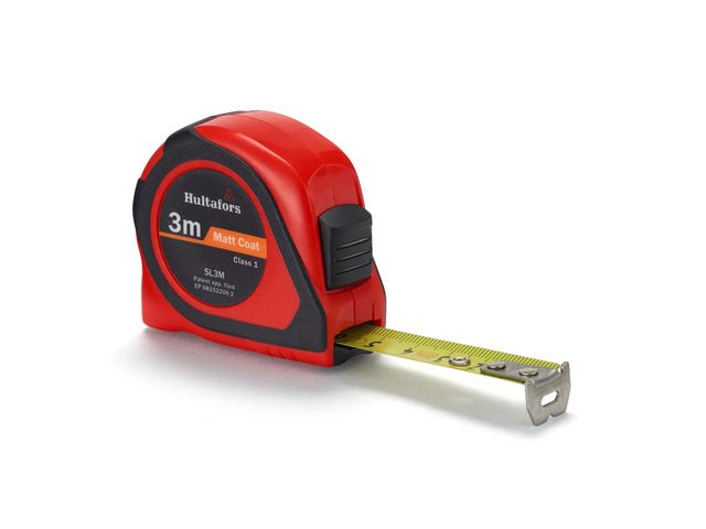 HULTAFORS Mätband 3m | Skyddsutrustning - Underhåll och service - Verktyg | Kontorsexperten