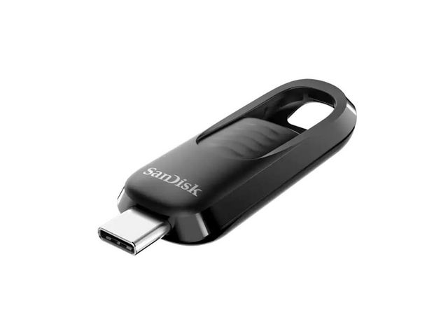 Produktfoto för SanDisk USB-Minne Slider USB-C 128GB