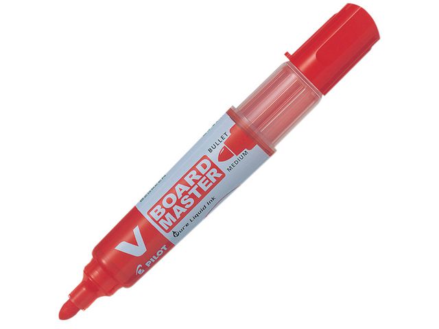 PILOT BEGREEN Whiteboardpenna Begreen V-Board Master, rund spets på 6,0 mm, röd | Kontorsmaterial - Pennor - Whiteboardpennor - Rund spets | Kontorsexperten