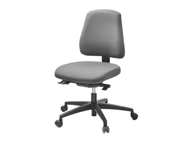 LANAB DESIGN Kontorsstol LD6330 grå u armstöd | Kontorsmöbler och inredning - Stolar och sittmöbler - Kontorsstolar | Kontorsexperten