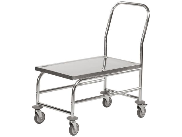 Platåvagn Rostfri | Emballage och lagerutrustning - Lagerutrustning - Vagnar | Kontorsexperten