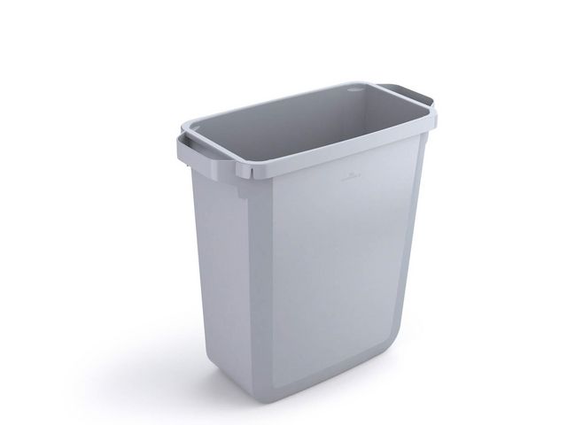 Durable Papperstunna 60L rektangulär grå | Städ och hygien - Avfallshantering och källsortering - Sortering och återvinning | Kontorsexperten