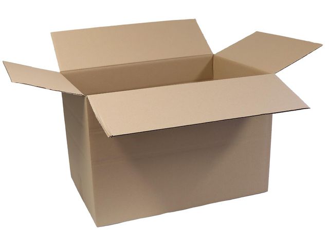 Wellåda 570x380x380/285/190mm 4mm | Emballage och lagerutrustning - Lådor och well - Welllådor 1-lag - 500-1300 mm | Kontorsexperten