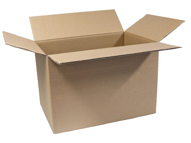 Wellåda 570x380x380/285/190mm 7mm | Emballage och lagerutrustning - Lådor och well - Welllådor 1-lag - 500-1300 mm | Kontorsexperten