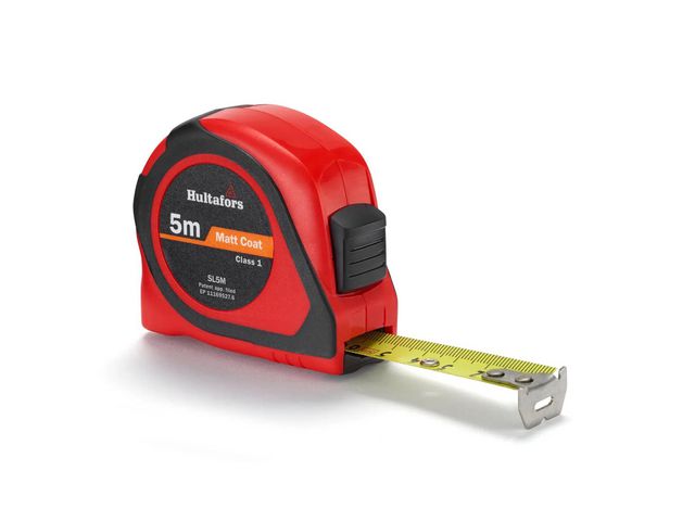 HULTAFORS Mätband 5m | Skyddsutrustning - Underhåll och service - Verktyg | Kontorsexperten