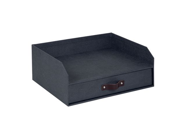 Bigso Box Skrivbordsförvaring Walter grå/svart | Kontorsmaterial - Till skrivbordet - Blankettfack och Boxar | Kontorsexperten