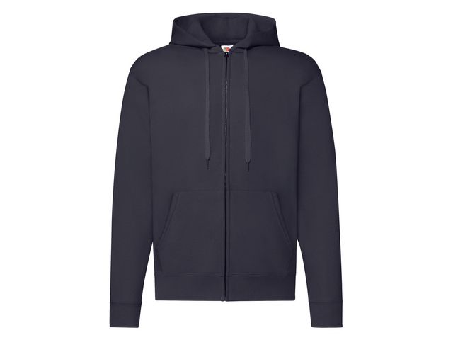 FRUIT OF THE LOOM Zip Hoodie marin S | Yrkeskläder - Tröjor och Sweatshirts - Zip-tröjor | Kontorsexperten