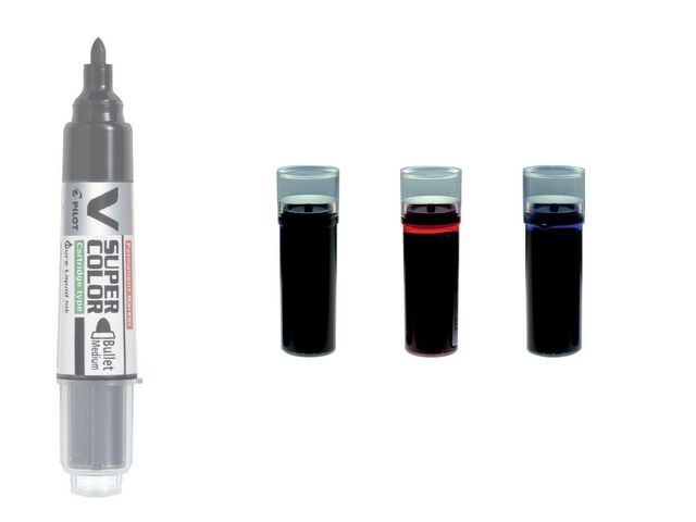 Pilot Refill V Super Color röd | Kontorsmaterial - Pennor - Pennpatroner | Kontorsexperten