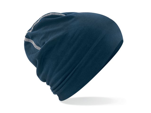 FRUIT OF THE LOOM Beanie marin/vit onesize | Yrkeskläder - Mössor och kepsar - Funktionsmössor | Kontorsexperten