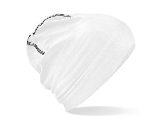 FRUIT OF THE LOOM Beanie vit/svart onesize | Yrkeskläder - Mössor och kepsar - Funktionsmössor | Kontorsexperten