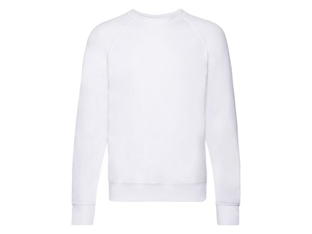 FRUIT OF THE LOOM Sweatshirt vit S | Yrkeskläder - Tröjor och Sweatshirts - Sweatshirts | Kontorsexperten