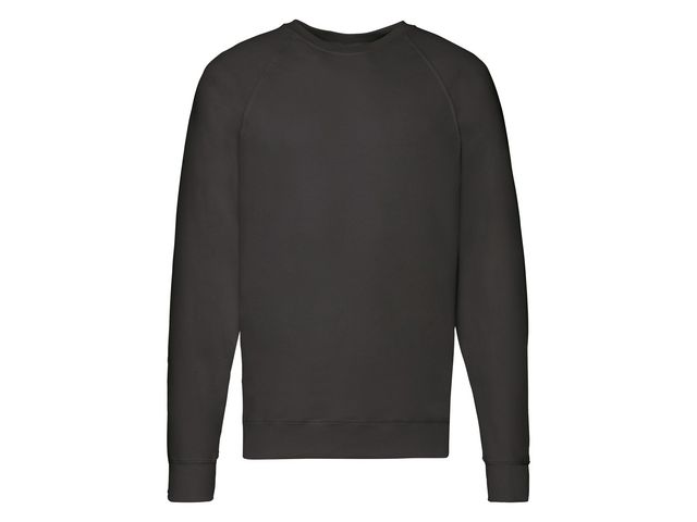 FRUIT OF THE LOOM Sweatshirt svart 2XL | Yrkeskläder - Tröjor och Sweatshirts - Sweatshirts | Kontorsexperten