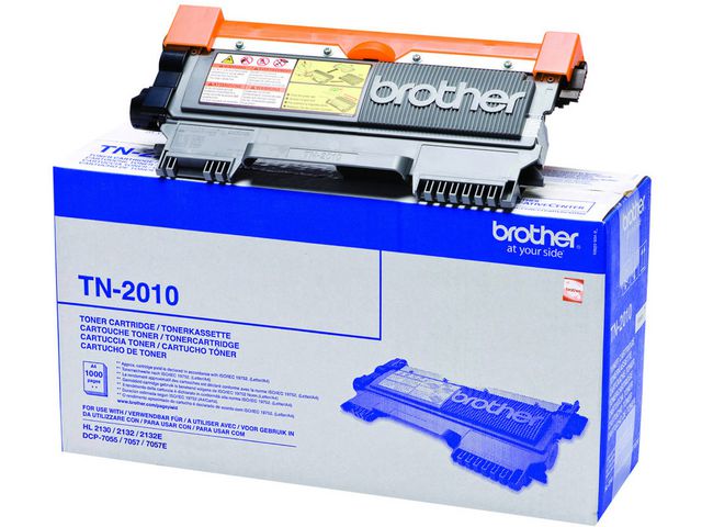 Brother Toner, TN-2010, svart, singelförpackning | Toner och bläck - Tonerkassetter - Toner Brother | Kontorsexperten