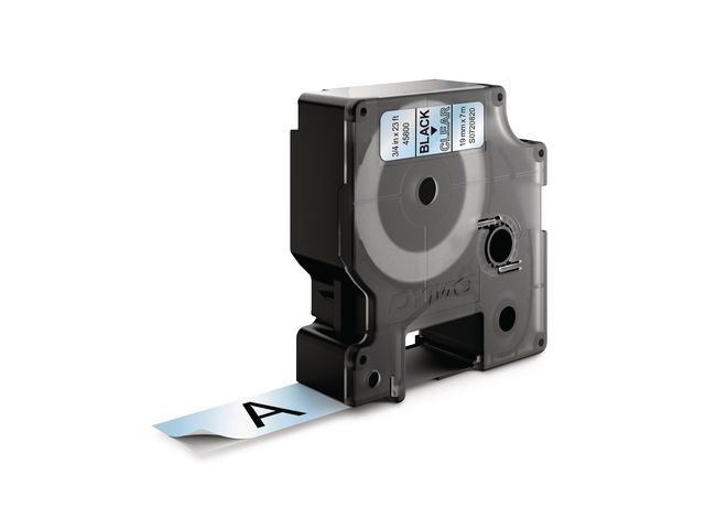 Dymo Tape D1 19mm svart på klar | Kontorsmaskiner - Märkmaskiner och tape - Tape - Dymo D1 | Kontorsexperten
