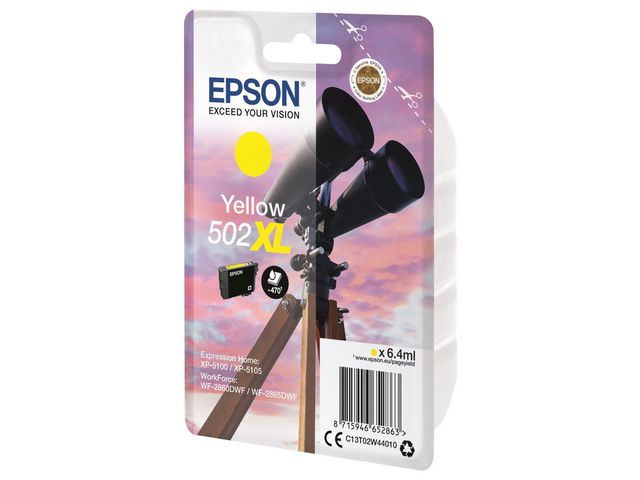 Epson Bläckpatron C13T02W44010 T502XL Gul | Toner och bläck - Bläckpatroner - Bläckpatroner Epson | Kontorsexperten