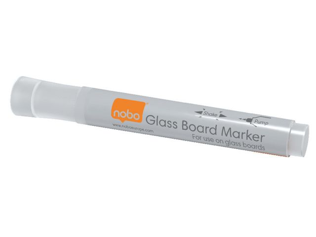 Nobo Whiteboardpenna glas vit 4/fp | Kontorsmaterial - Pennor - Whiteboardpennor - Rund spets | Kontorsexperten