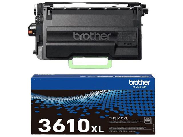 Brother Toner TN3610XL 25K svart | Toner och bläck - Tonerkassetter - Toner Brother | Kontorsexperten