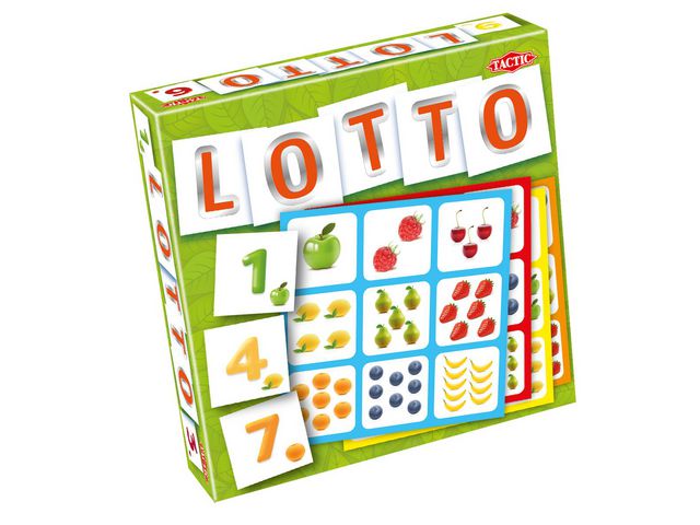 TACTIC Frukt-lotto inlärningsspel 2–4 spelare från 3 år | Skola och förskola - Lekmaterial - Spel - Från 3 - 4 år | Kontorsexperten